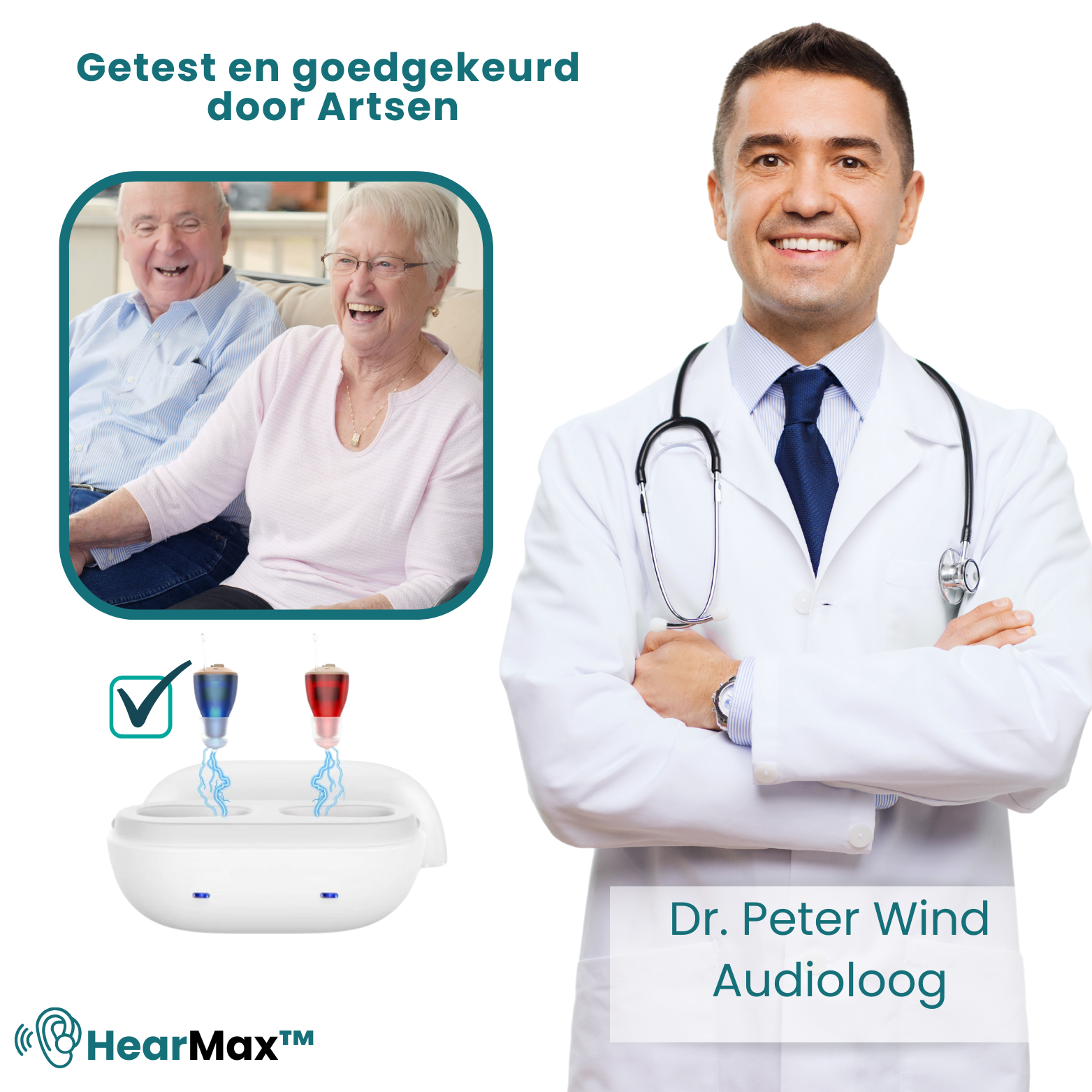 HearMax™ Oplaadbare Gehoorapparaten
