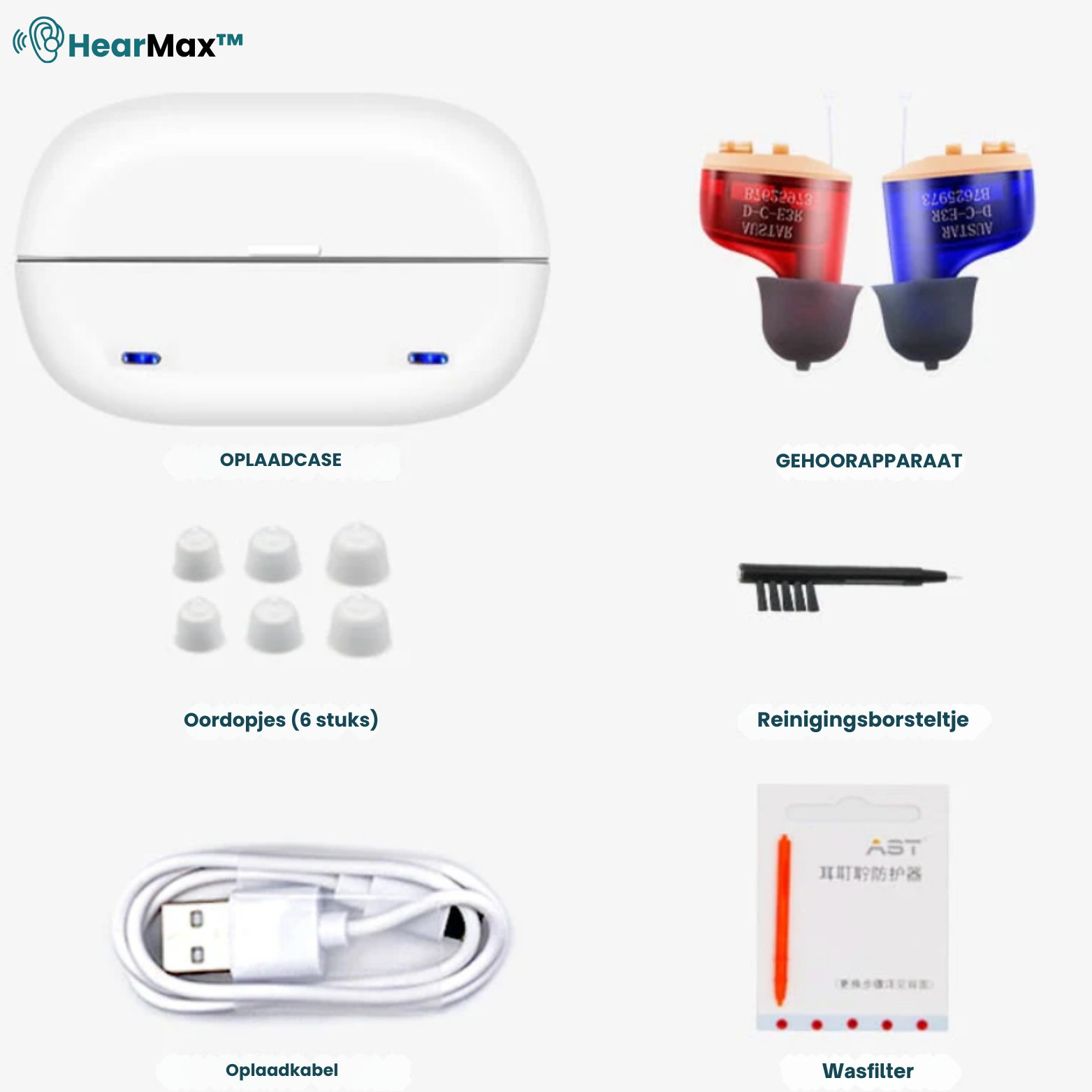 HearMax™ Oplaadbare Gehoorapparaten