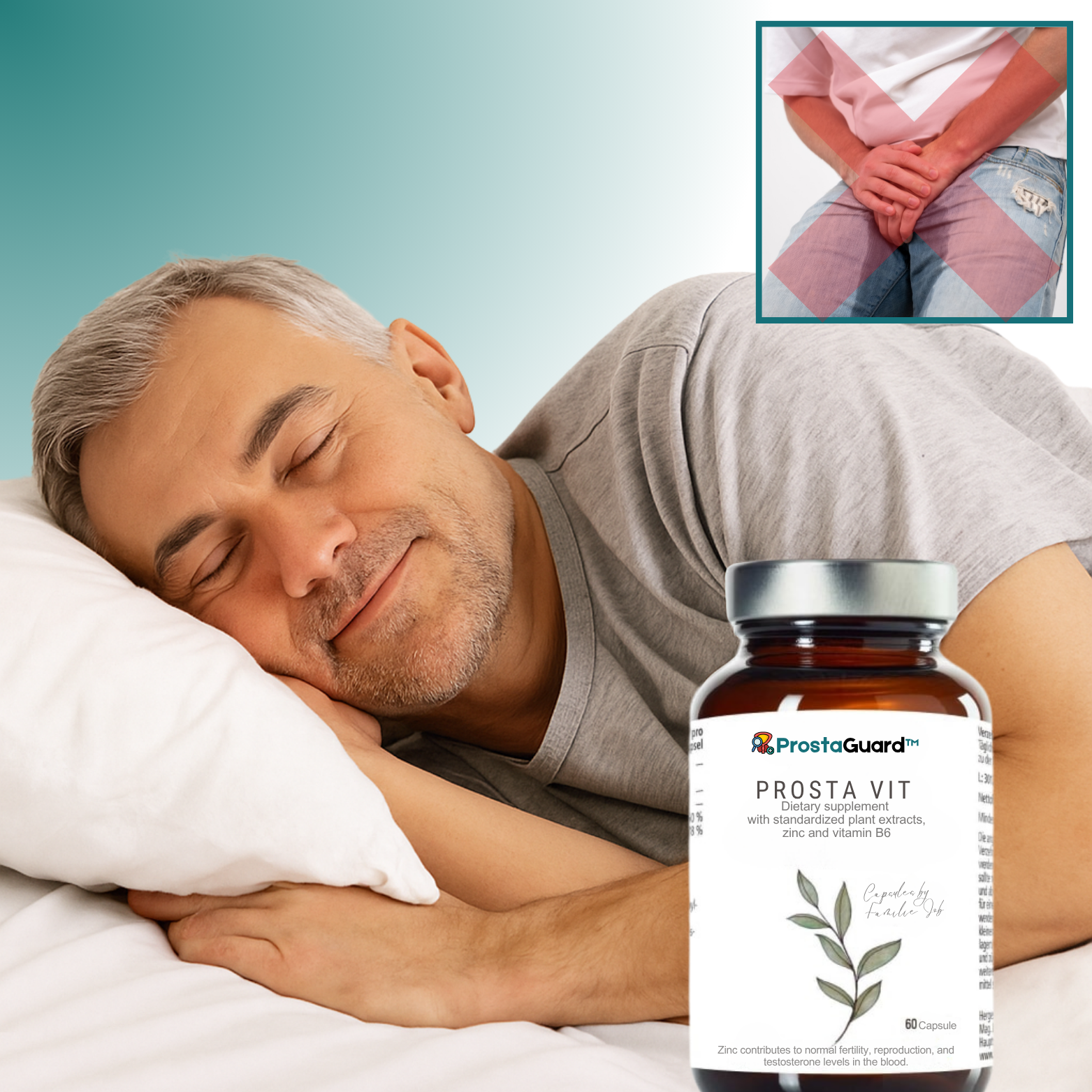 ProstaGuard™ Geavanceerde Prostaatondersteunende Capsules