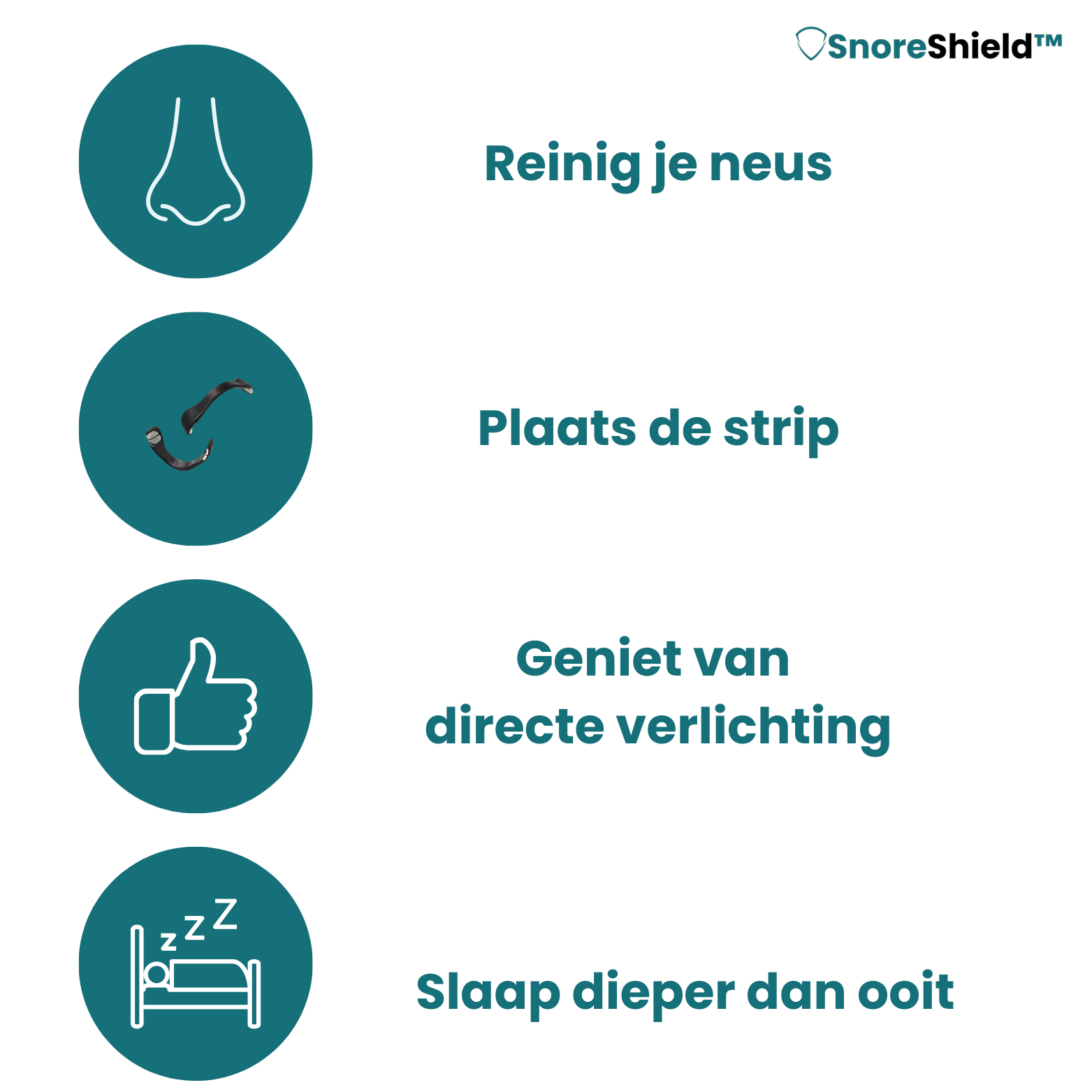 SnoreShield™ Magnetische Ademhalingspleisters