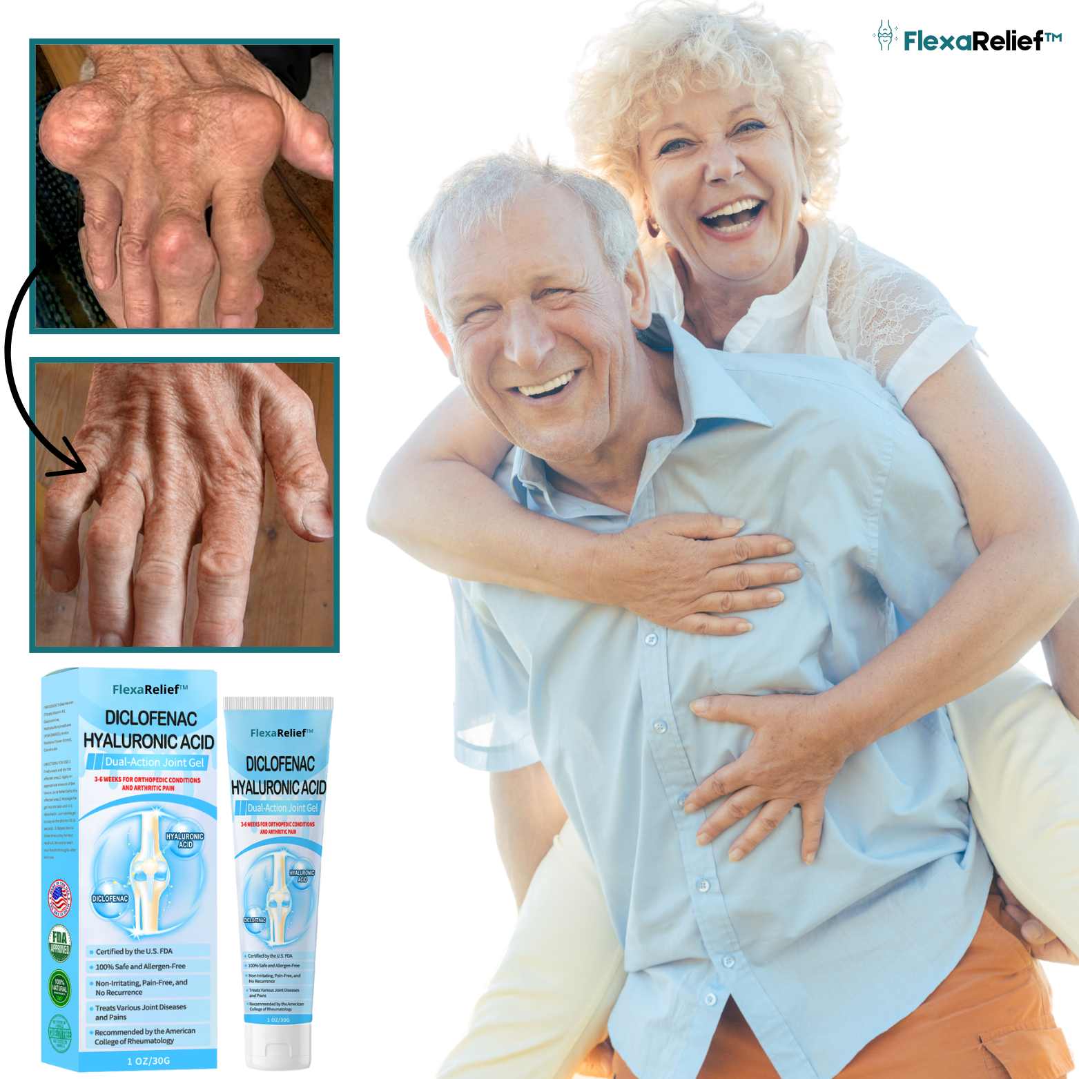 FlexaRelief™ Geavanceerde Gewrichtstherapie Gel