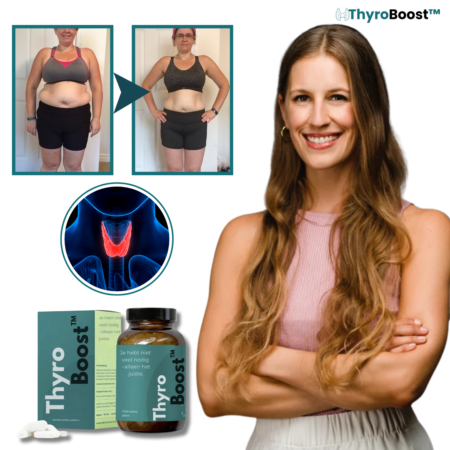 ThyroBoost™ Hashimoto Ondersteunende Capsules